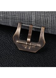 Submarine Bronze Buckle 22 24 26MM For PAM Bronze Watch Leather Rubber Strap Buckle Bronze Watch Buckle