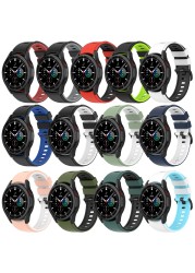 Sports Silicone Strap For Samsung Galaxy Watch Band 4 classic 46mm 42mm Bracelet Galaxy Watch 4 44mm 40mm Curved End Wristbands