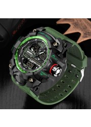 Digital Watch Men Sport Electronic Watches LED Male Wrist Watch for Men Watch Waterproof Wristwatch Famous Brand SANDA Clock 3133