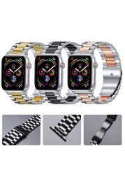 Metal Strap for Apple Watch Band 44mm 42mm 40mm 38mm Stainless Steel Bracelet for iWatch 6 SE 5 4 3 2 1 Series Accessories