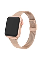 Strap For Apple Watch band 44mm 40mm Stainless steel metal bracelet correa for Apple watch 6 5 4 3 SE for iWatch band 42mm 38mm