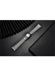 PAGANI DESIGN Original For PD1662, PD1651 Watch 316L Stainless Steel Band Jubilee Band Bracelet Width 20mm, Length 220mm