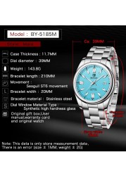 2022 BENYAR New Luxury Men's Mechanical Wristwatches 10Bar Waterproof Automatic Watch Stainless Steel Sport Diving Watch for Men