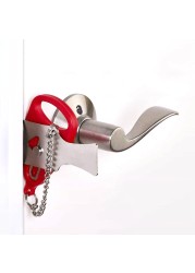 Portable Door Lock Safety Latch Metal Lock Home Room Hotel Anti-theft Security Lock Travel Residence Safety Door Loc