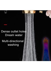 High Pressure Upgrade Shower Head 3 Modes Handheld Adjustable Water Saving Shower Pressure Spray Nozzle Bathroom Supplies