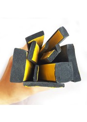 Rubber Self Adhesive Sponge Seal Tape Width10-30mm Thick 2-20mm Adhesive Material One-Way EVA Black Foam Anti-collision Sealing Gasket