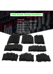 127/328pcs Set Heat Shrink Tube Assorted Insulation Shrinkable Tube Wire Cable Sleeve Kit Can Weatherproof Heat Tube Dropship