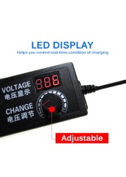 Adjustable AC to DC Power Supply 3V 5V 6V 9V 12V 15V 18V 24V 1A 2A 5A Universal Power Supply Adapter 220V to 12V Volt Adapter