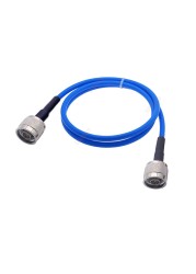 New RG402 N Type Male Plug to N Male Plug Connector Blue RG-402 Semi-Flexible Low Loss 50ohm Coaxial Cable 15cm-20m