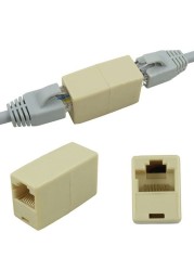 5 قطعة أدوات جديدة سبيكة الإنترنت RJ45 CAT5 مقرنة محول القابس شبكة كابل شبكة محلية موسع موصل