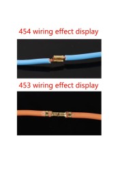 Terminal Type Crimping Wire Clip Parallel Wire Terminal Conductor Copper Buckle 452/453/454 Type