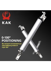 KAK Pneumatic Automatic Door Closer 35KG Positioning Adjustable Speed ​​Door Close Equipment Mute Soft Close Door Hardware