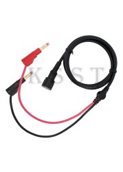 BNC Q9 to Dual 4mm Stackable Shrouded Banana Plug With Test Probe Cable 120cm Leads