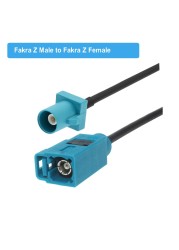 Universal Fakra Z Male/Female RAL5021 Neutral Coding RG174 Cable Auto Navigation GPS Antenna Extension RF Coaxial Pigtail