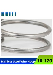 304 Stainless Steel Wire Hoop, Double Wire Hose Hoop, Strong Wire Hoop, Rubber Hose Clamp, Hose Hoop, Hose Hoop