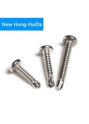 Hillips Pan Head Self Drilling Screw Thread Self Drilling Screw Bolt Stainless Steel M3.5 M4.2 M4.8 M5.5 M6.3