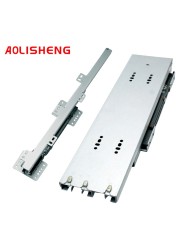 AOLISHENG Deep High Cabinets Heavy Duty Heaven And Earth Guide Sliding Rails Push Pull Cushioning Shock Absorber Drawer Slide