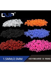 110pcs O-ring Keycaps Toggle Dampers For Cherry MX Keyboard Damper Replacement Noise Reduction Keyboard O-ring Seal