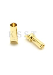 GC3514 Free Shipping 20pairs/lot New 3.5mm Gold Plated Bullet Connector For ESC Motor Lipo RC Battery Part Good Quality