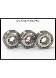 30pcs/lot 607ZZ 607 ZZ 7x19x6mm Mini Ball Bearing Miniature Bearing Deep Groove Ball Bearing