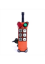 Free ship F21-E1 crane remote control 6 speed single controller wireless switch UTING telecontrol 220V 380V 65-440V