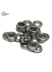 10pcs SMF85 ZZ 5x8x2.5mm 440C Stainless Steel Flange Miniature Bearings MF85Z SF675Z LF850Z 5*8*2.5 ABEC-5 Flanged Bearing