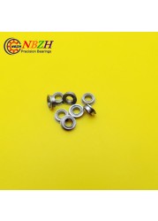 MF74ZZ SMF74ZZ F674 FL74ZZ Stainless Steel 440C Ball Bearing 4*7*8.2*2.5*0.6mm Miniature Bearing With Flange