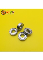 50pcs free shipping thin wall deep groove ball bearing 697ZZ 7*17*5mm