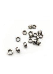 3pcs 10mm*15mm*10mm hollow bearing steel sleeve corrosion resistance smooth surface high hardness low noise