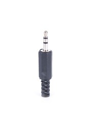 10pcs/5pcs 3.5mm jack plug 3.5 stereo plug black 3.5mm audio jack plug headphone male connector wholesale