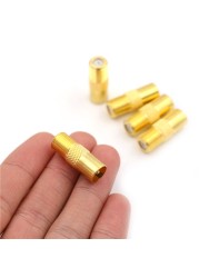 5pcs/lot Coaxial Coax RF Adapter TV Connectors PAL Plug Male to Female M/F Electrolytic Capacitors Wholesale