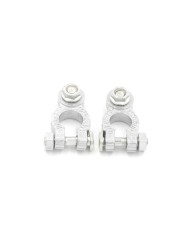 Selling 2pcs Positive and Negative Merchandise Type Aluminum Alloy Coat Replacement Automatic Car Battery Terminals Clamp Electrical Connectors