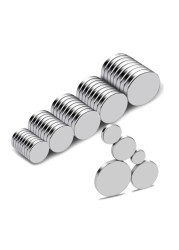 50/100pcs Small Round Magnets Strong Magnet Rare Earth Neodymium Magnet 2/3mm Diameter 2-10mm Thick