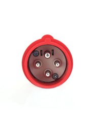 16A 4 Pin 380V-415V IP44 3P+E Waterproof Power Connector European Standard Industrial Male and Female Plug Socket