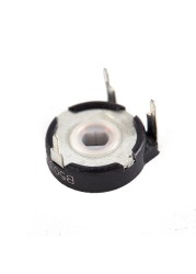 2pcs Potentiometer Elliptical Hole PT15-50K Elliptical Hole Horizontal Adjustable Resistant 1.5X1.5cm