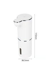 New Automatic Sensor Soap Liquid Dispenser with USB Charging Touchless Smart Hand Washing Machine Bathroom Liquid Soap Dispenser