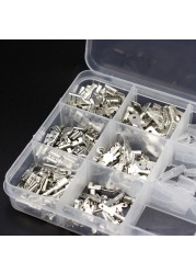 270pcs 2.8/4.8/6.3mm Insulated Electrical Wire Crimp Terminal Spade Connector Assortment Set