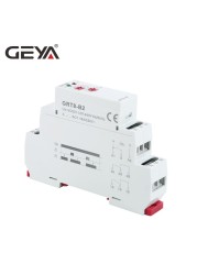 شحن مجاني GEYA GRT8-B قبالة تأخير الوقت تتابع الإلكترونية 16A AC230V أو AC/DC12-240V مع CE CB شهادة