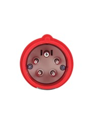 32A 5 Pin 220V-415V IP44 3P+E+N Waterproof Dustproof Male Female Plug And Socket Connector For Aerospace Industry