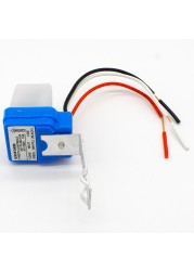 Automatic Auto On Off Photovoltaic Street Light Switch DC AC 220V 50-60Hz 10A Photo Control Sensor Switch Photoswitch