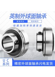 1pc British External Ball Bearing uc202-10 204-12 205-14 205-15 205-16 uc206-18