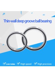 1pc deep groove ball bearing 6816-2rs 61816rs 1000816 inner diameter 80 outer diameter 100 height 10mm rubber cover