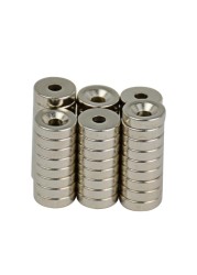 10/20/50pcs 10x3mm Hole 3mm Strong D Ring Countersunk Neodymium Round Hole Magnet