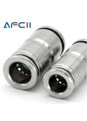 304 Stainless Steel Air Hose Fitting Pneumatic Coupling Tube Coplin Quick Open PG PU4 PU6 PU8 PU10 Trachea Metal Fitting