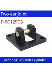 F-SC125CB Free Shipping 2pcs Free Shipping SC125 Standard Cylinder Double Ear Connector F-SC125CB