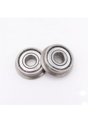 Free shipping 100pcs F682zz Size2*5*6*2.3mm high quality small deep groove ball flange bearing