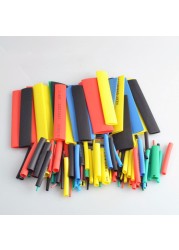 127/164pcs Heat Shrink Tubing Set Electric Shrink Tubing Wrap Wire Wrap Cable Waterproof Thermoresistant