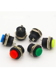 18pcs 16mm self-return timer push button switch 6A/125VAC 3A/250VAC