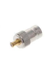 BNC Female to MCX Male Socket, Straight RF Coaxial Connector Adapter