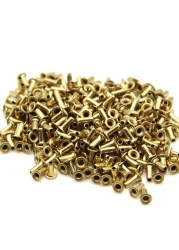 1000pcs Tubular Rivets M0.9 M1.3 M1.5 M1.7 Combination Circuit Board PCB Nails Copper Hollow Nuts Kit